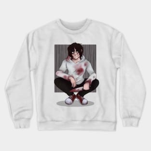 Jeff the Killer - Creepypasta Fanart [1] Crewneck Sweatshirt